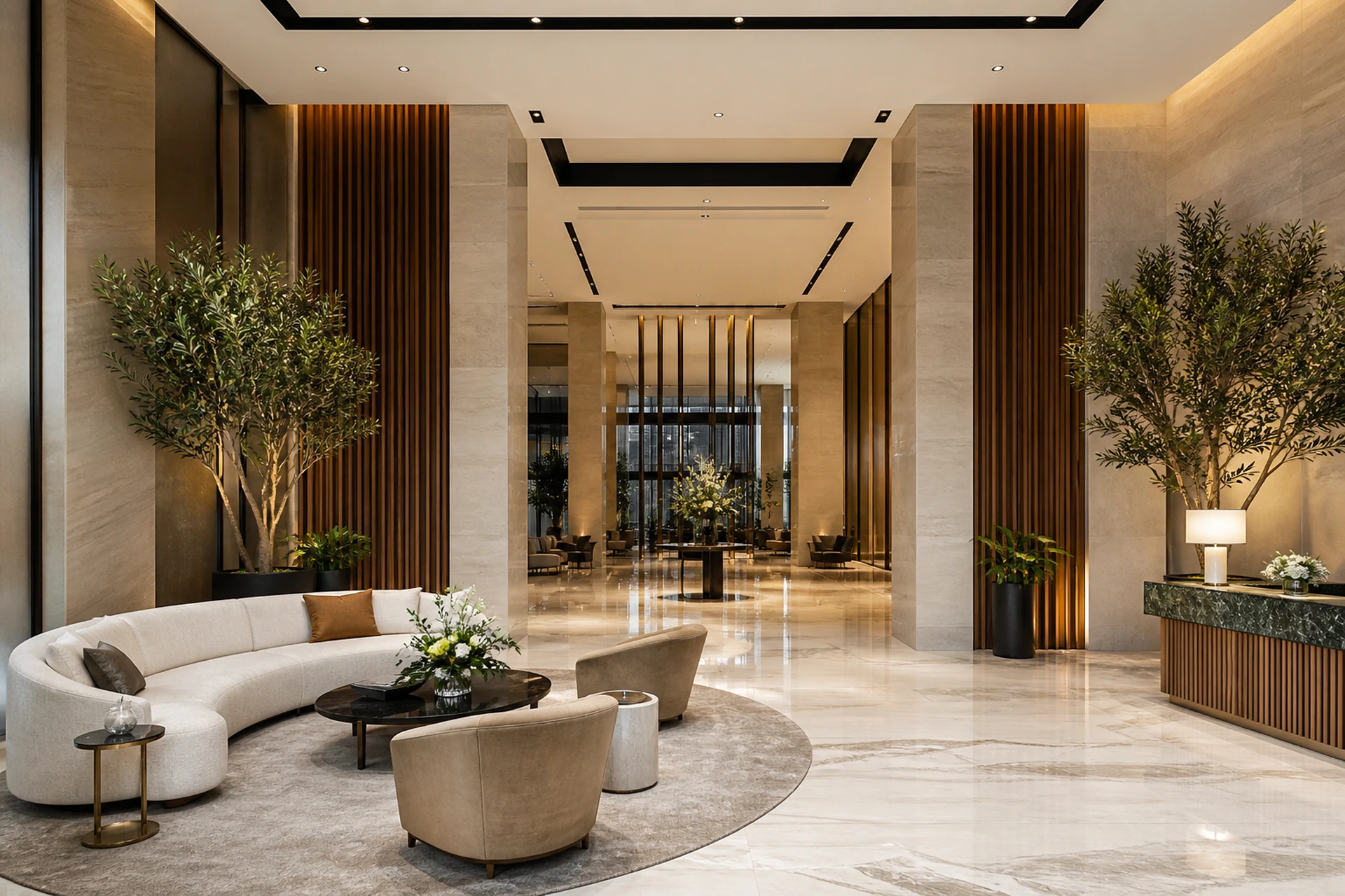 Club house lobby