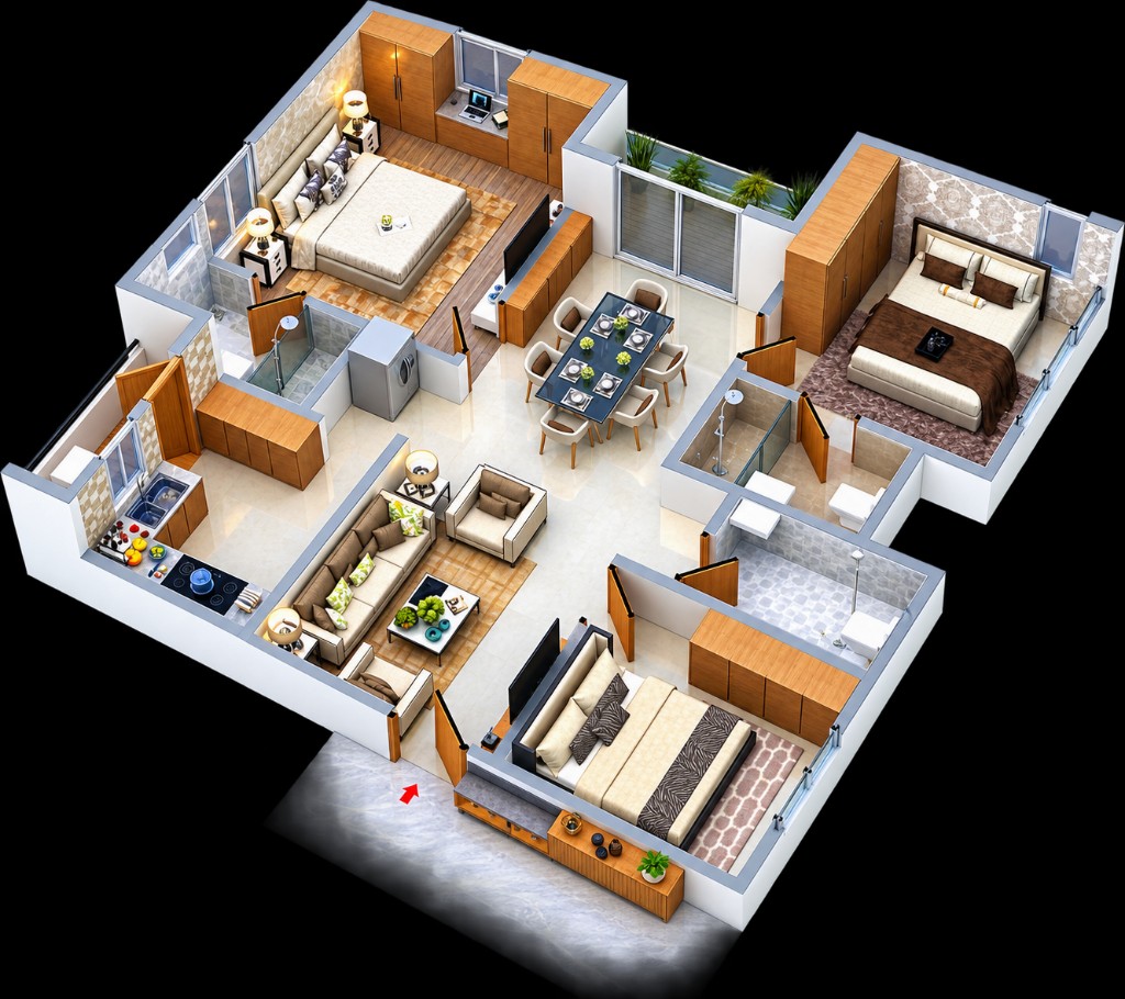 East 3 BHK